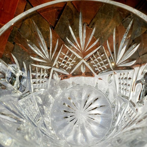 Shannon by Godinger DUBLIN Collection Lead Free Cut Crystal Ice Bucket 6 3/4" - Picture 4 of 10